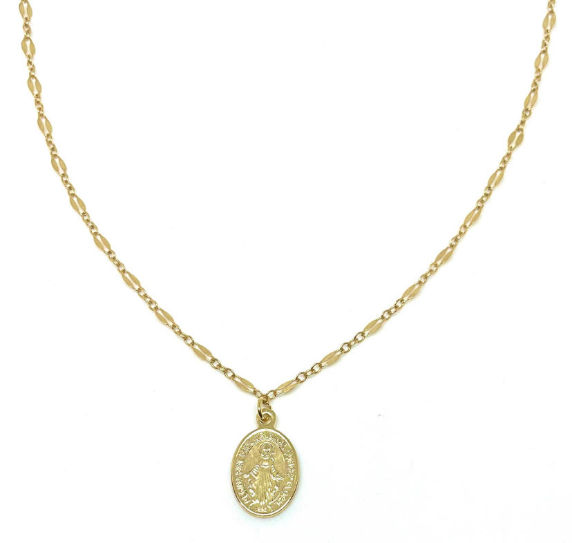 Gold Coin Choker Necklace