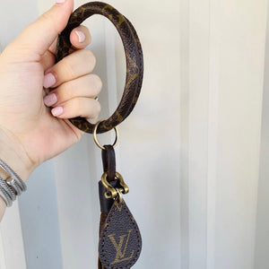 LV Re-Purposed Keychain Wristlet